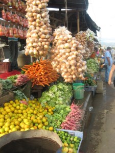 Roadside stand in Nicaragua