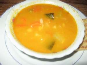 Vegetable Soup for dinner!