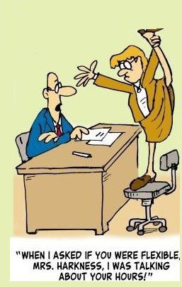 yoga flexibility cartoon