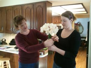 megan and cathy do flowers